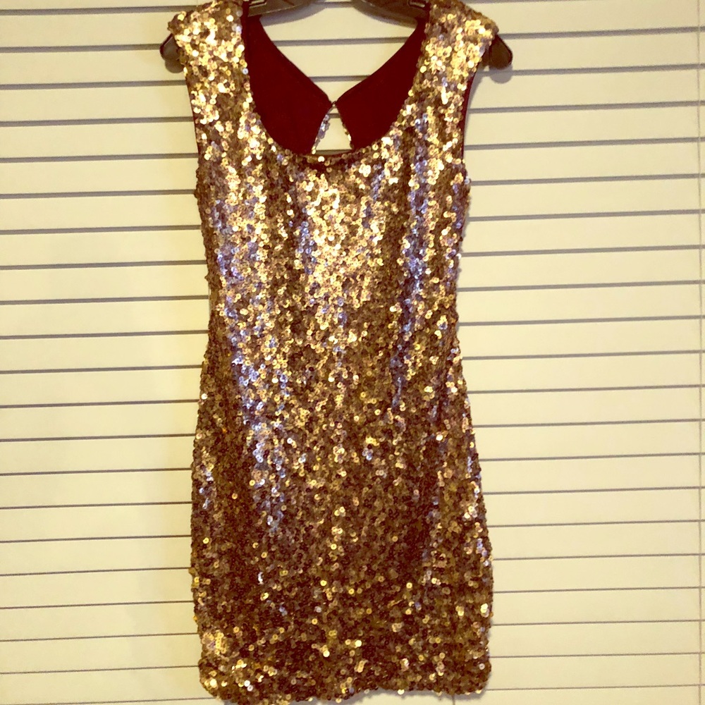 Cache Sequined Dress